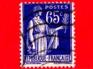 FRANCIA - Usato - 1937 - Allegorie Di Pace - 65 - 1932-39 Paz