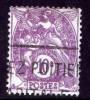 FRANCIA - 1920-24 - USATO - Bianco - 10 - 1900-29 Blanc