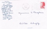 Carta CALVI (Haut Corse) 1982 A Selongey - Lettres & Documents