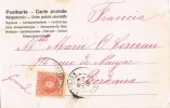 6729. Postal MADRID, Estafeta De Cambio 1909 A Francia - Covers & Documents
