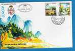 1999 J-1   125-26 FDC  BOSNIA SERBA 1999 EUROPA CEPT SERBISCHE REPUBLIK FDC  RRR NATIONAL PARKS - 1999