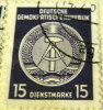 Germany 1954 Official Stamp 15pf - Used - Otros & Sin Clasificación