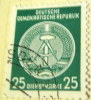Germany 1954 Official Stamp 25pf - Used - Sonstige & Ohne Zuordnung