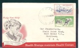 New Zealand Scott # B52-b53 On First Day Cover 1957 - FDC