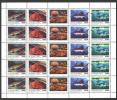 Yugoslavia 1993 Protected Animals – Sea Creatures In Full Sheet Of 20 Stamps + 5 Labels (5 Sets) MNH, 2 X; Mi.2589-92 - Hojas Y Bloques