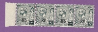 MONACO TIMBRE N° 72 NEUF SANS CHARNIERE LE PRINCE ALBERT 1ER BANDE DE 4 - Unused Stamps