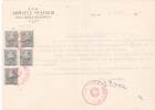 VERY RARE STAMPS, COAT OF ARMS, OIL, 1950, CERTIFICATE, ROMANIA - Fiscales