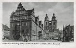 CPSM LUTHERSTADT WITTENBERG (Allemagne-Saxe Anhalt) - Rathaus Stadtkirche Luthersund Melanchthon Denkmal - Wittenberg