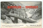 SCHWEIZ - TI - GIORNICO Ligne De Chemin De Fer Du Gothard à La Biaschina - Publicité Chocolat Klaus - Suisse - Dos Scané - Giornico