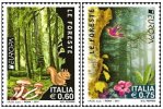 ITALIA - ITALIE - ITALY - 2011 - EUROPA: LE FORESTE  - 2 Francobolli ** MNH - 2011