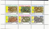 BULGARIE N° 3268/3273 ** - SERPENTS -cote 4.50 € - Serpents