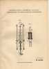 Original Patentschrift - W. Prusse In Buchwald I. Riesengebirge , 1900 , Thermometer , Kontaktthermometer , Quecksilber - Andere & Zonder Classificatie