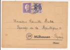 S420 - MULHOUSE - 1945 -  Timbres DULAC + CHAINES  - - Posttarife