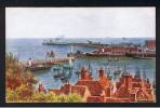 RB 869 - J. Salmon ARQ A.R. Quinton Postcard - Folkestone Harbour Kent - Folkestone