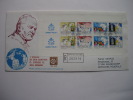 Vatikan MH 1 Halbes H-Blatt Auf FDC ITALIA 1985, Echt Gelaufen Als Einschreiben (Reko) - Briefe U. Dokumente