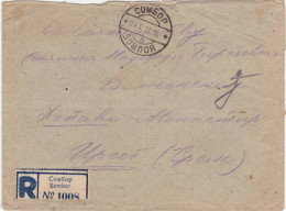 YOUGOSLAVIE - 1923 - ENVELOPPE RECOMMANDEE De SOMBOR - Lettres & Documents