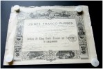 USINES FRANCO-RUSSES - ACTION DE 500F 1916 - Russie