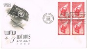 1003. Carta F.D.C  ONU New York  1959. United Nations - FDC