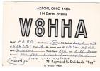 CARTE RADIO QSL - U.S.A. - OHIO - AKRON - 1976. - Amateurfunk