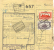 Bruxelles Midi Nº 32 Sur Document De Chemin De Fer 1951 - Other & Unclassified