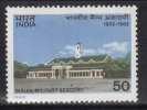 India MNH 1982,  Military Academy, Deradun, Militaria. Monument, - Ungebraucht