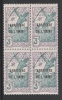 ININI - 1939-40: Quartina Nuova S.t.l. Del Valore Da 3 C. - Francobollo Della Guyane Con Soprastampa - In Ottime Condiz. - Unused Stamps