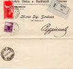 1949 LETTERA RACCOMANDATA ESPRESSA  CON ANNULLO PALERMO 3 VIA TORINO + POGGIOREALE SICILIA TRAPANI - Eilpost/Rohrpost