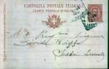 SPEZIA - SESTRI LEVANTE  - Anno 1895 - Interi Postali