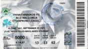 Panathinaikos Vs RCD Mallorca/Football/UEFA Champions League Match Ticket - Eintrittskarten