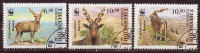 OUSBEKISTAN - 1995 - YT - WWF - N° 61AA / 61AC - Chèvres Markhor  - Oblitérés - Gebruikt