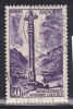 ANDORRE N° 148 20F VIOLET CROIX GOTHIQUE A ANDORRE LA VIEILLE OBL. - Oblitérés