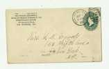 SAN FRANCISCO  Obl. 1896  NEWYORK.N.Y. OCT 12 1896 - Storia Postale