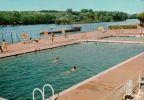 CPM    BONNIERES SUR SEINE  La Piscine - Bonnieres Sur Seine