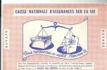 Buvard Caisse Nationale D'Assurances Sur La Vie - Bank & Insurance