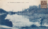 VIGNEUX SUR SEINE .... LES BORDS DE LA SEINE ... UN CARGO BOAT - Vigneux Sur Seine