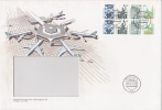 Germany - 1991 - FDC, Complete Booklet Pane Self Adhesive On Envelop, Scott 1655 - Berlin, 9-7-91 + Bklt. Cover - Altri & Non Classificati