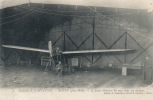 ( CPA AVIONS )  ROUEN 19 - 26 JUIN 1910  /  Le Jeune HANRIOT  ( 16 Ans ) Dans Son Hangar  - - Fliegertreffen