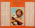 ALMANACH DES POSTES 1970 - COMPLET FORMAT DOUBLE CARTON -PARIS - AVEC TRES GRANDE CARTE. - Big : 1961-70