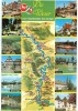 Germany, Die Weser, Von Karlshafen Bis Rintein, 1993 Used Postcard [10103] - Rinteln