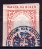 1863 - MARCA DA BOLLO  " A TASSA FISSA " _  Centesimi 50 - Steuermarken