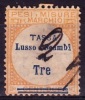 1920 - MARCA DA BOLLO (parte)  " PESI E MISURE " _  Lire 3 - Steuermarken
