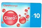 PERU'  - CLARO  (GSM RECHARGE) -  LOGO S. 10    EXP. 1.11   - USED  -  RIF. 2017 - Peru