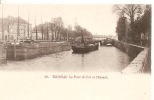 TOURNAI LE PONT DE FER ET L'ESCAUT,BEAU PLAN PENICHES,REMORQUEUR    REF 27619 - Houseboats