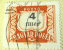 Hungary 1958 Postage Due 4f - Used - Portomarken