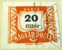 Hungary 1958 Postage Due 20f - Used - Postage Due