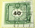 Hungary 1953 Postage Due 40f - Used - Impuestos