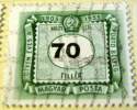 Hungary 1953 Postage Due 70f - Used - Segnatasse