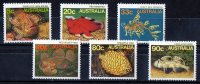 Australia 1984-1986 Marine Life 6 Values Mostly MNH Anglerfish, Handfish, Sea-dragon, Velvet Fish, Pineapple Fish, Goby - Neufs