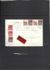 Allemagne Marcophilie - Lettre Courrier Rapide  - Cachets Manuels Bensheim - 21.02.68 - Cachets Verso - Storia Postale