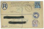 Storia Postale - GRAN BRETAGNA - LETTERA RACCOMANDATA  ANNO 1895 - PERFIN -  DA LOTHBURY PER LA GERMANIA - Lettres & Documents